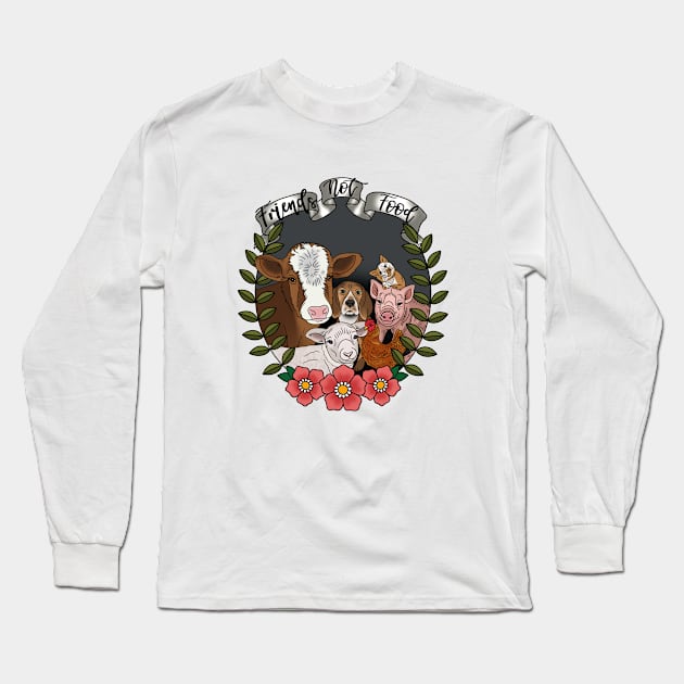 Friends not food Long Sleeve T-Shirt by NicoleHarvey